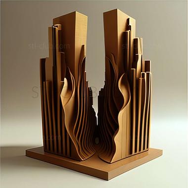 3D model twin towers (STL)